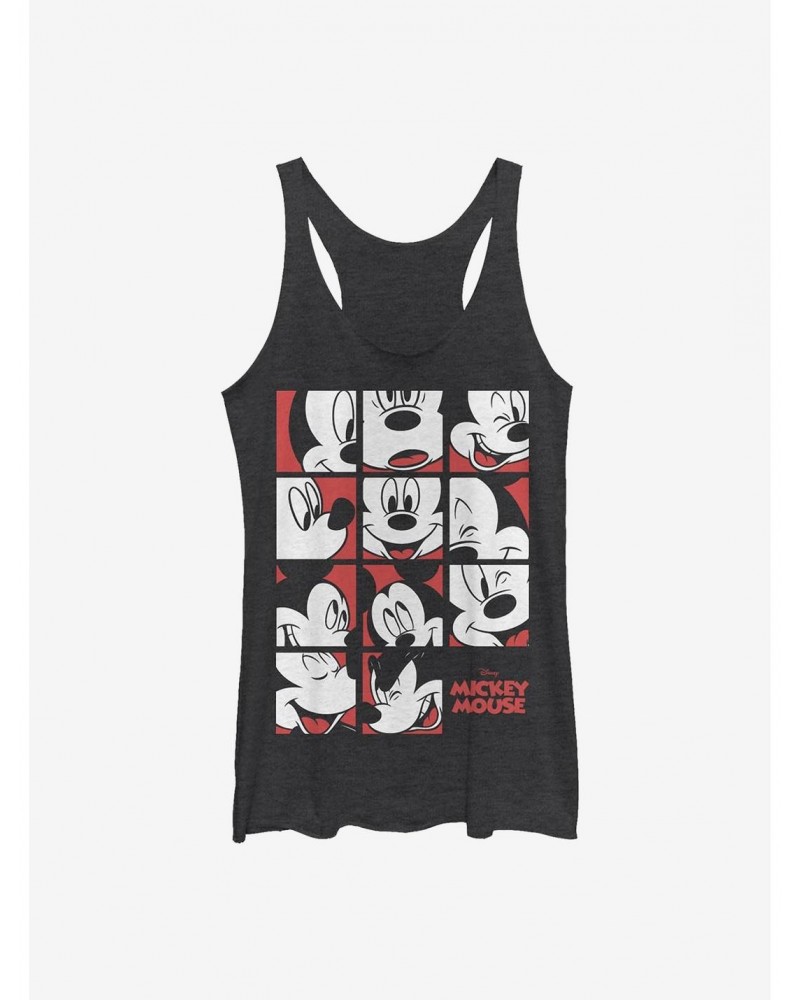 Disney Mickey Mouse Mickey Mouse Expression Grid Girls Tank $11.66 Tanks