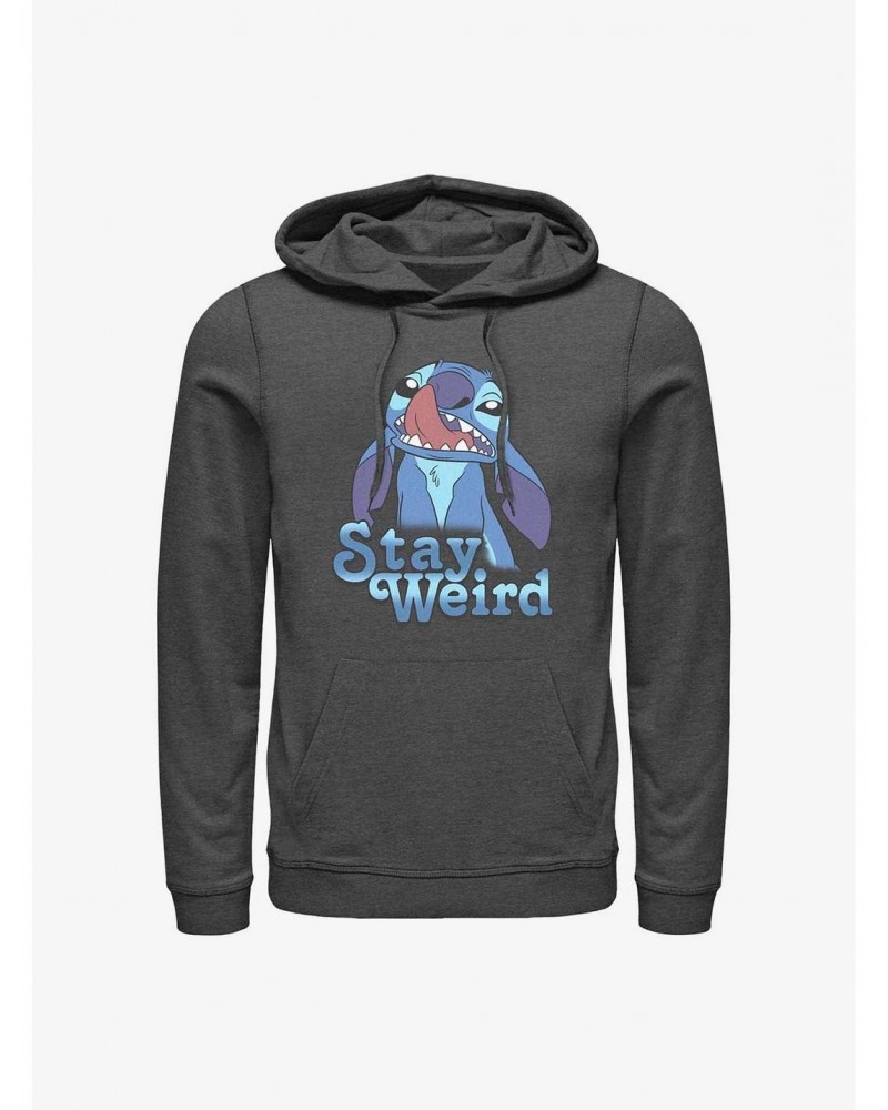 Disney Lilo & Stitch Stay Weird Hoodie $20.65 Hoodies