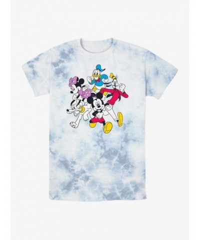 Disney Mickey Mouse Fun Run Tie-Dye T-Shirt $7.77 T-Shirts