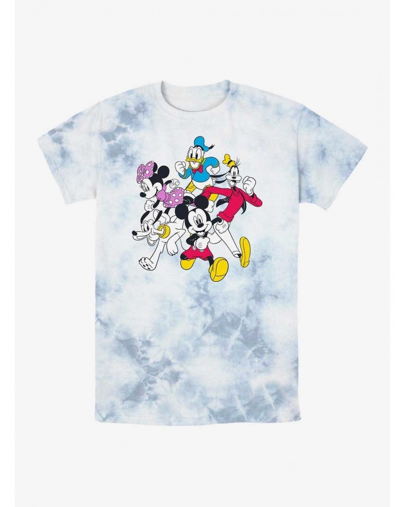 Disney Mickey Mouse Fun Run Tie-Dye T-Shirt $7.77 T-Shirts