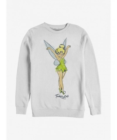 Disney Tink Watercolor Crew Sweatshirt $11.44 Sweatshirts