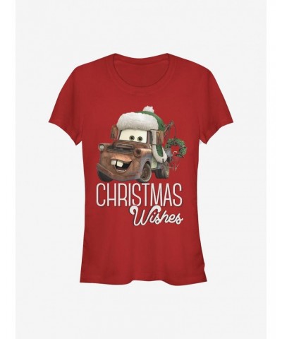 Disney Pixar Cars Christmas Wishes Girls T-Shirt $10.21 T-Shirts