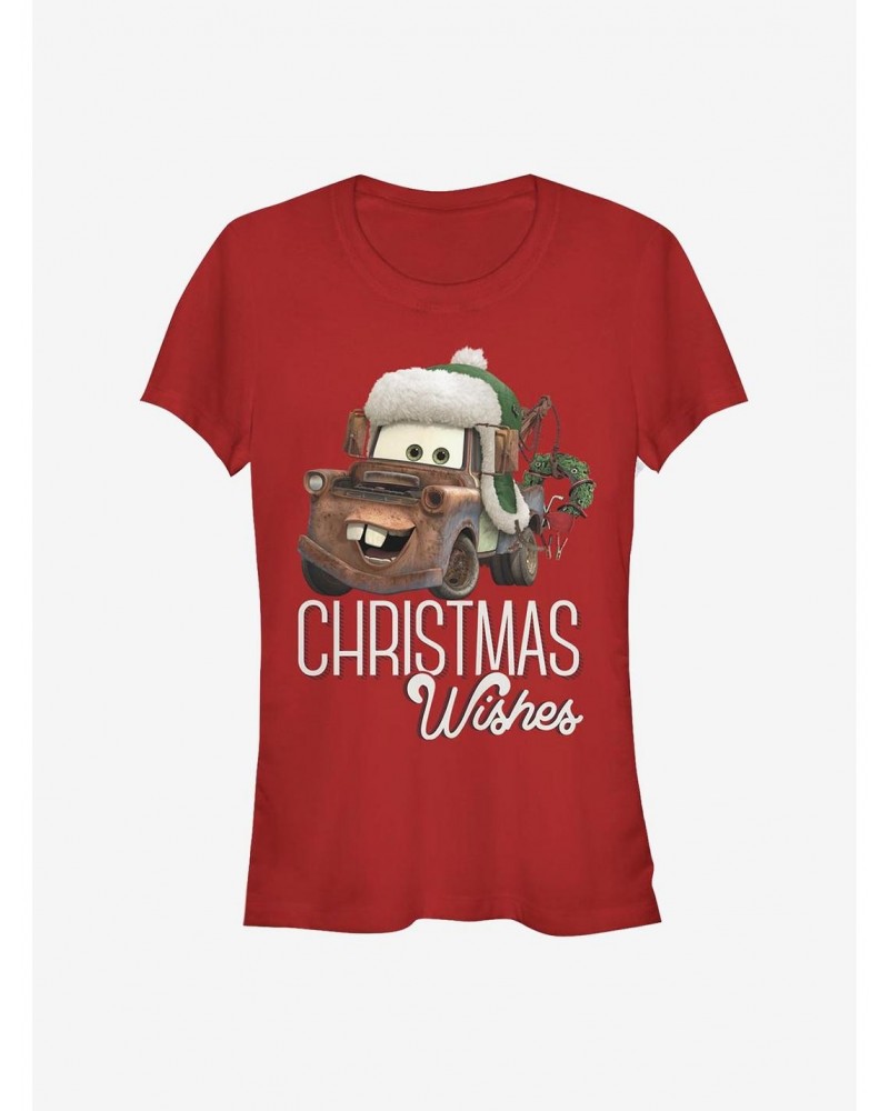 Disney Pixar Cars Christmas Wishes Girls T-Shirt $10.21 T-Shirts