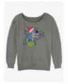 Disney Lilo & Stitch Christmas Lights Girls Slouchy Sweatshirt $13.65 Sweatshirts