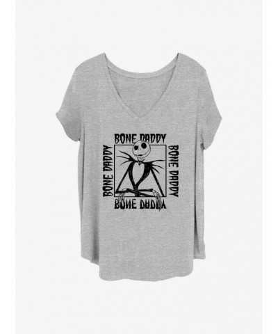 Disney The Nightmare Before Christmas Bone Daddy Girls T-Shirt Plus Size $11.56 T-Shirts