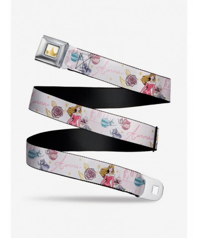 Disney Sleeping Beauty Aurora And Fairy Godmothers Seatbelt Belt $10.21 Belts