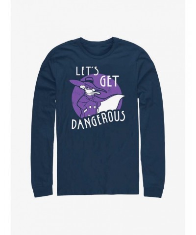 Disney Darkwing Duck Get Dangerous Long Sleeve T-Shirt $13.16 T-Shirts