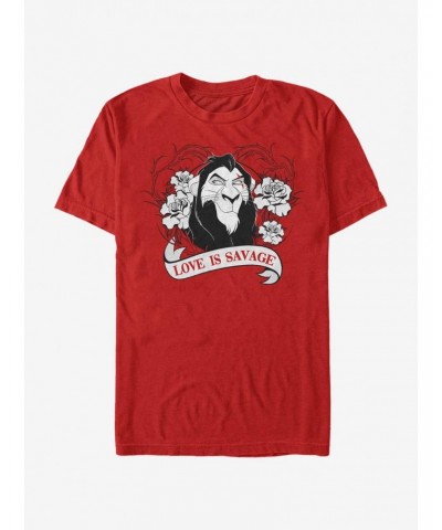 Disney Villains Love Is Savage T-Shirt $8.84 T-Shirts