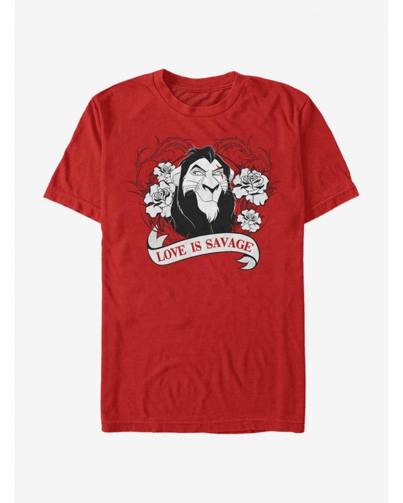 Disney Villains Love Is Savage T-Shirt $8.84 T-Shirts