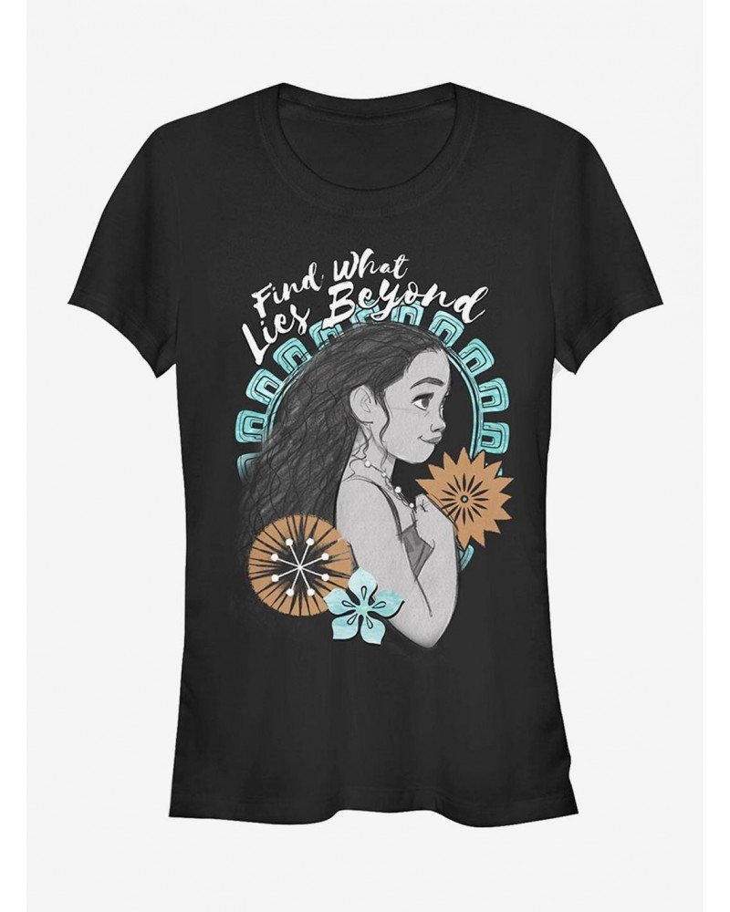 Disney Moana Find What Lies Beyond Girls T-Shirt $9.21 T-Shirts