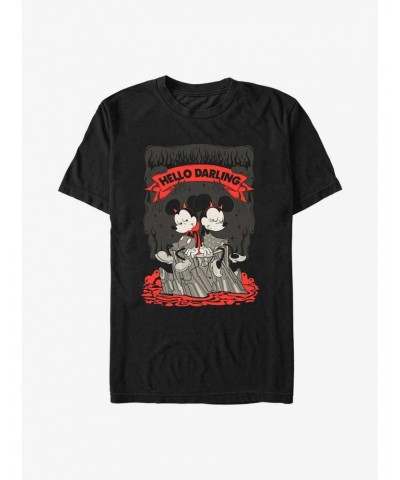 Disney Mickey Mouse & Minnie Mouse Hello Darling T-Shirt $9.80 T-Shirts