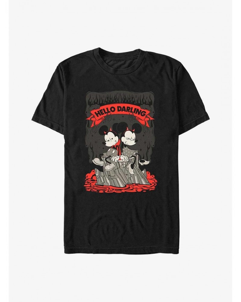 Disney Mickey Mouse & Minnie Mouse Hello Darling T-Shirt $9.80 T-Shirts