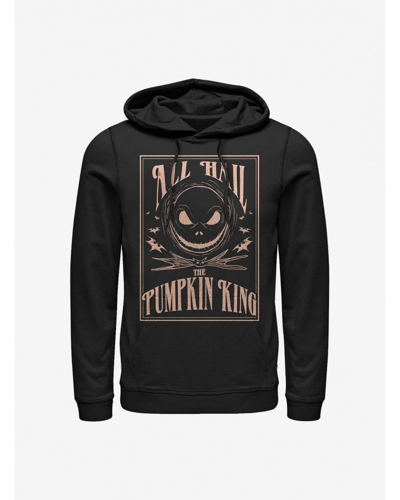 Disney The Nightmare Before Christmas Hail The Pumpkin King Hoodie $20.65 Hoodies