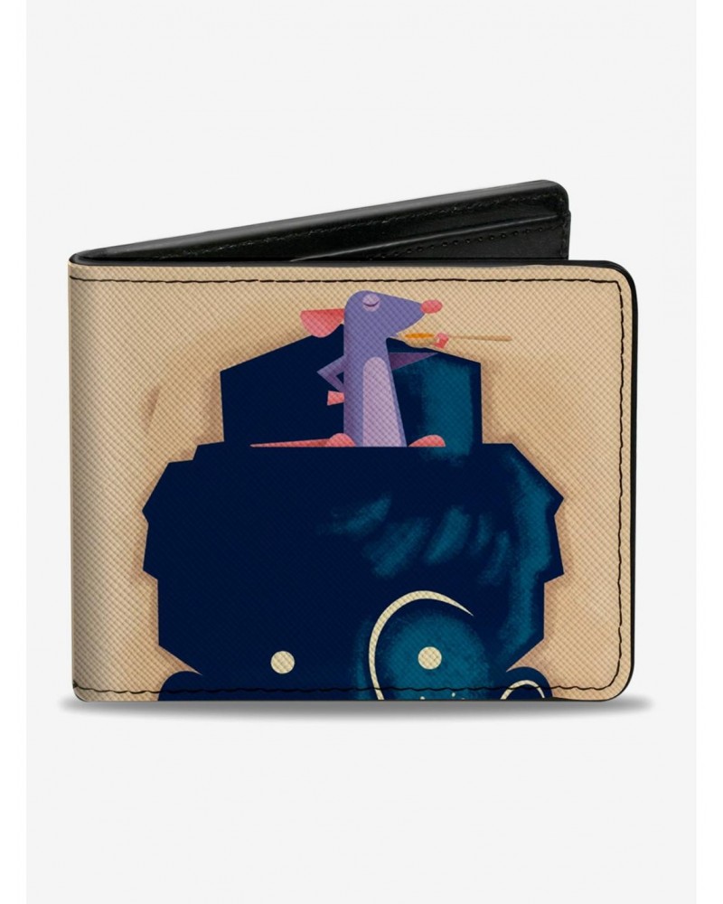 Disney Pixar Ratatouille Remy Paris Bifold Wallet $8.57 Wallets