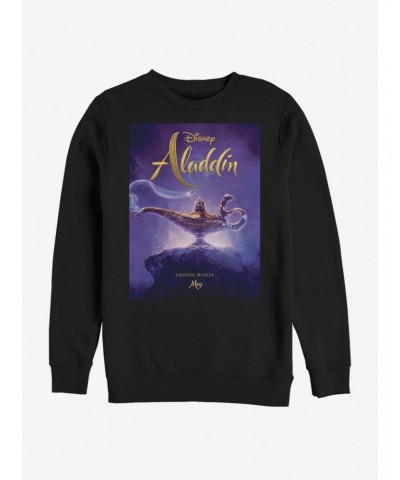 Disney Aladdin 2019 Aladdin Live Action Cover Sweatshirt $17.71 Sweatshirts