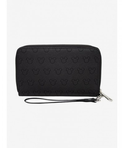 Disney Mickey Mouse Ears Icon Embossed Zip Wallet $12.56 Wallets