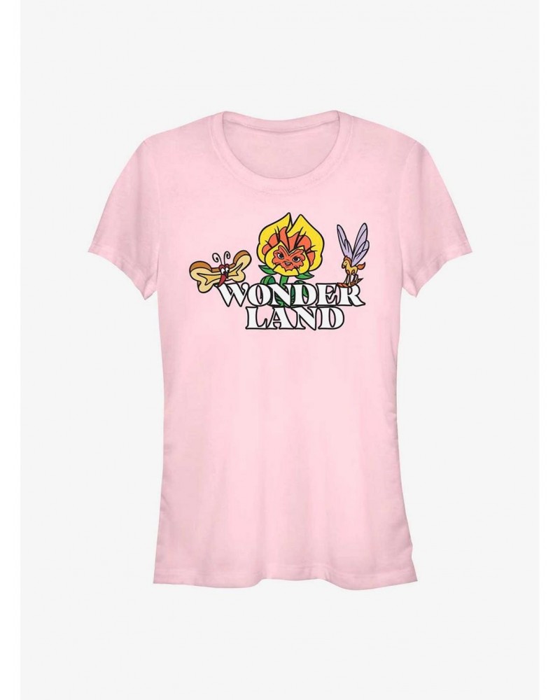 Disney Alice In Wonderland Flower Logo Girls T-Shirt $7.72 T-Shirts