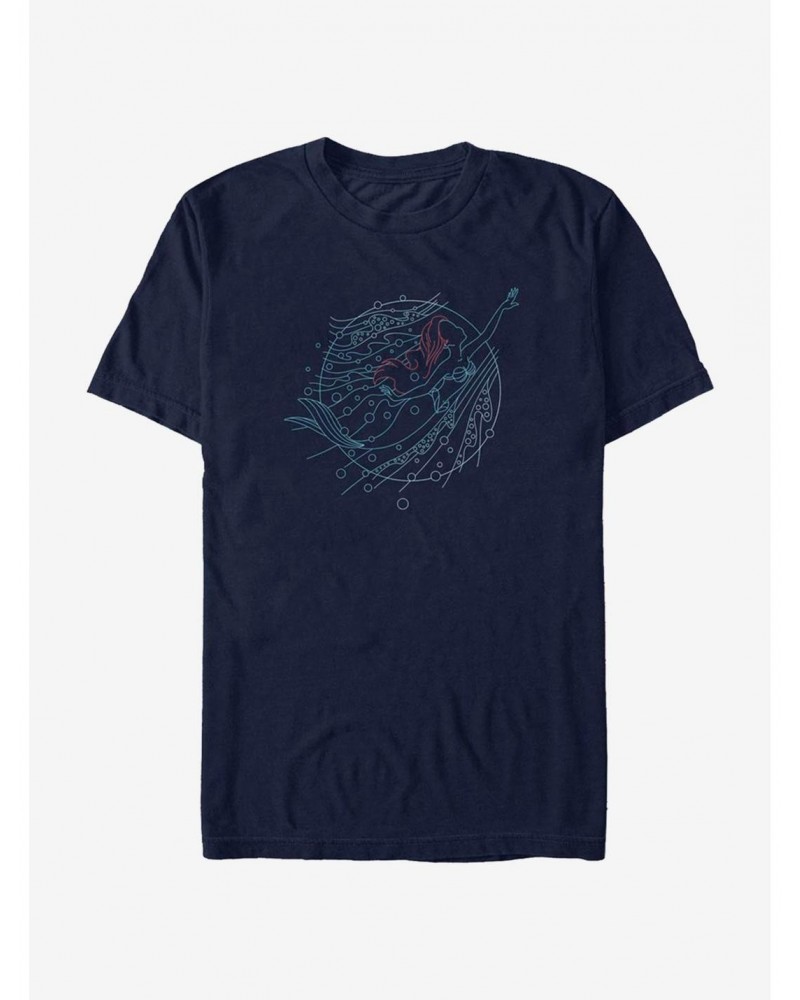 Disney Little Mermaid Surfacing T-Shirt $7.89 T-Shirts