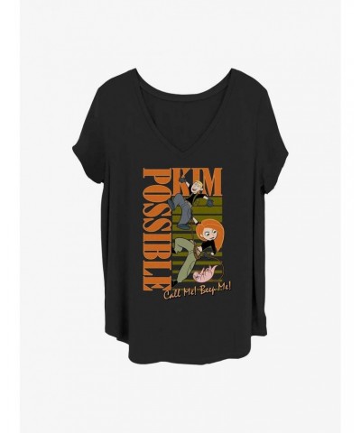 Disney Kim Possible Call Me, Beep Me Girls T-Shirt Plus Size $9.83 T-Shirts