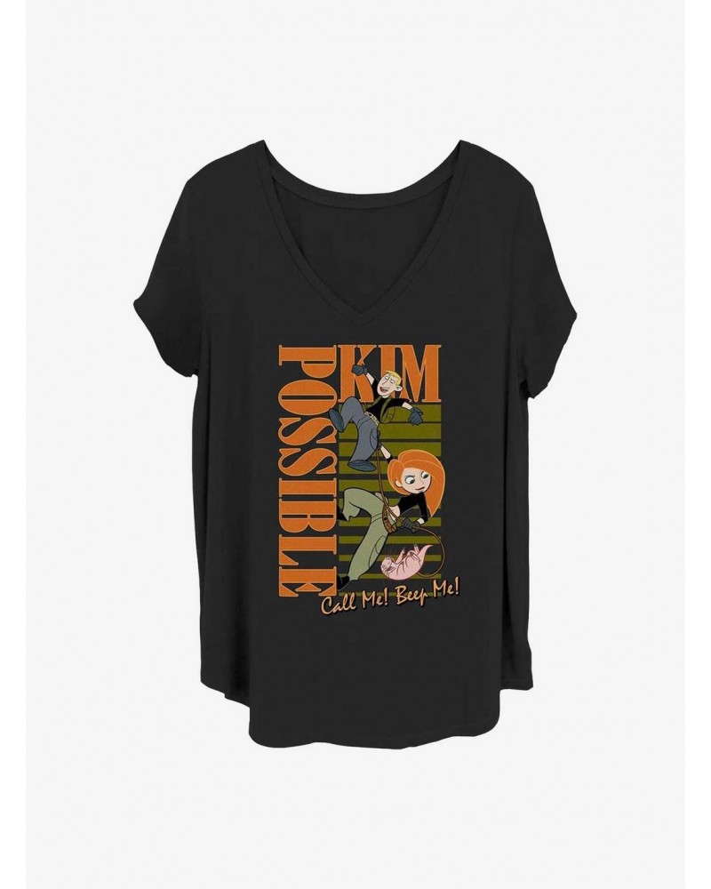 Disney Kim Possible Call Me, Beep Me Girls T-Shirt Plus Size $9.83 T-Shirts