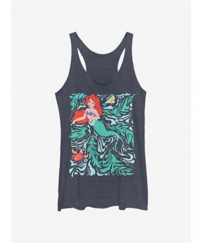 Disney The Little Mermaid Swirly Mermaid Girls Tank $12.43 Tanks