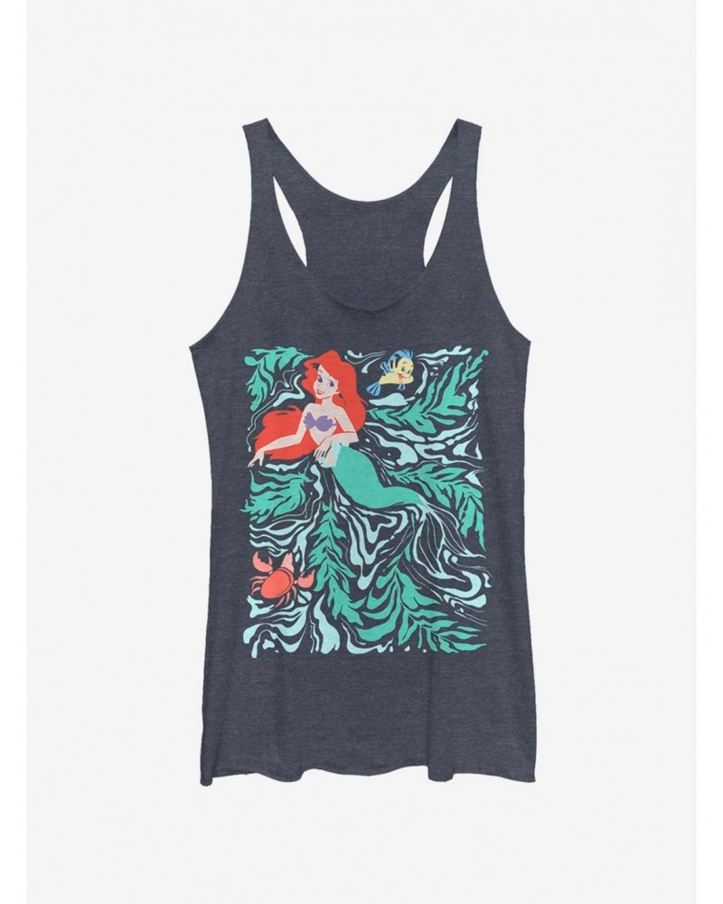 Disney The Little Mermaid Swirly Mermaid Girls Tank $12.43 Tanks