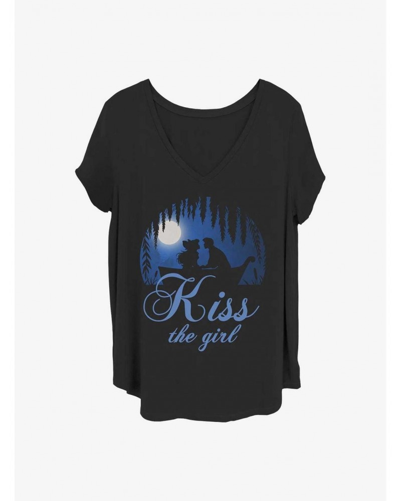 Disney The Little Mermaid Kiss The Girl Girls T-Shirt Plus Size $10.98 T-Shirts