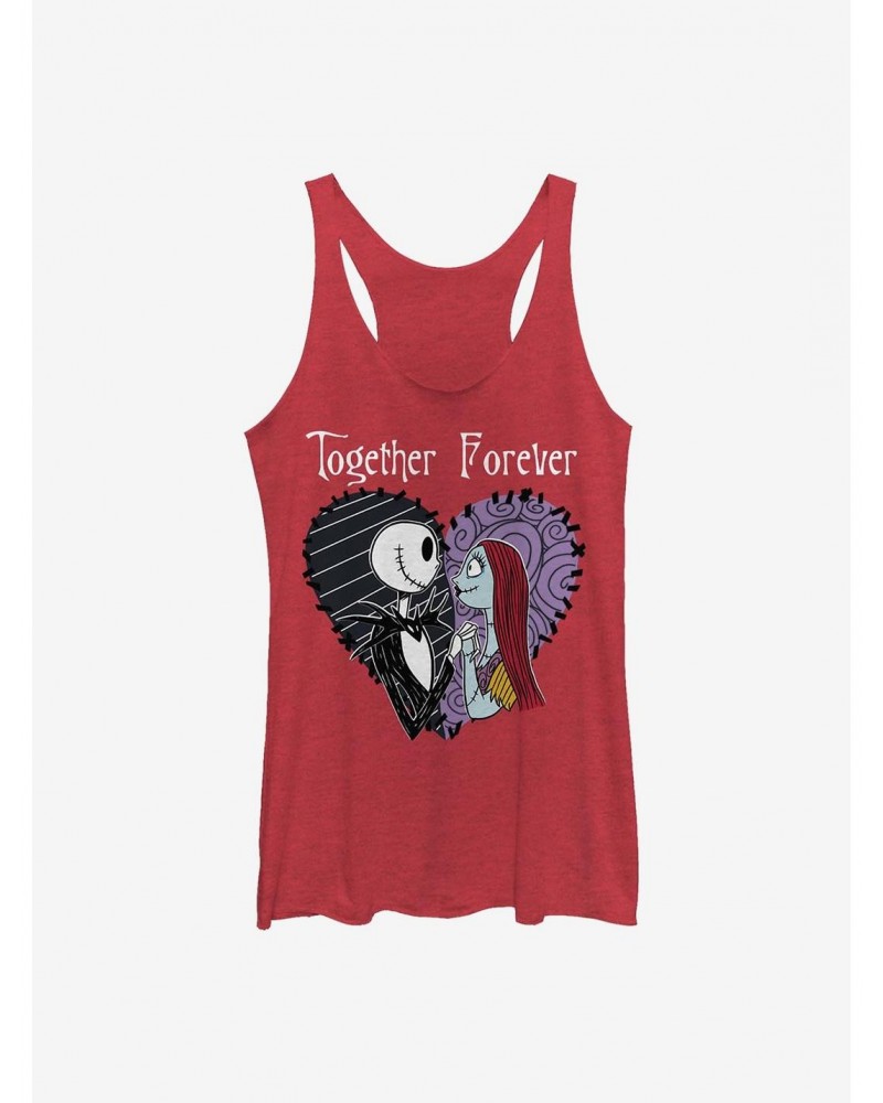 The Nightmare Before Christmas Jack & Sally Together Forever Girls Tank Top $12.95 Tops