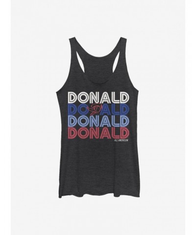 Disney Donald Duck Retro Stack Donald Girls Tank $11.66 Tanks