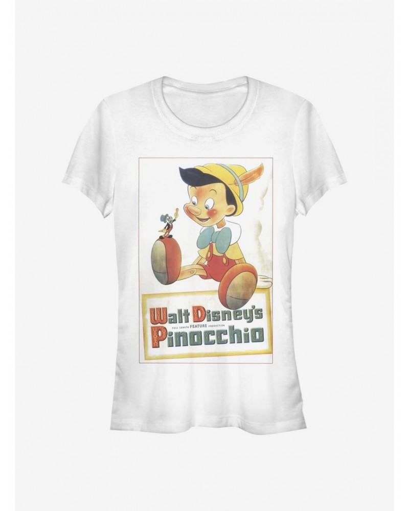 Disney Pinocchio Vintaged Poster Girls T-Shirt $11.95 T-Shirts