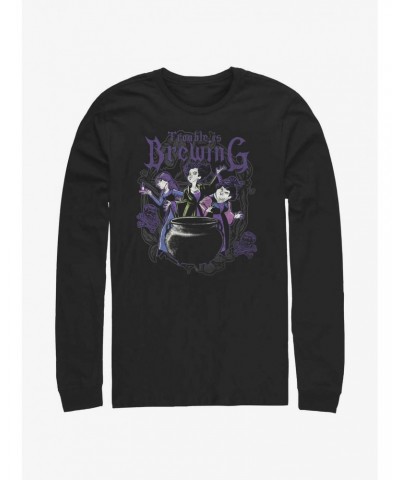 Disney Hocus Pocus Trouble Is Brewing Long-Sleeve T-Shirt $9.87 T-Shirts