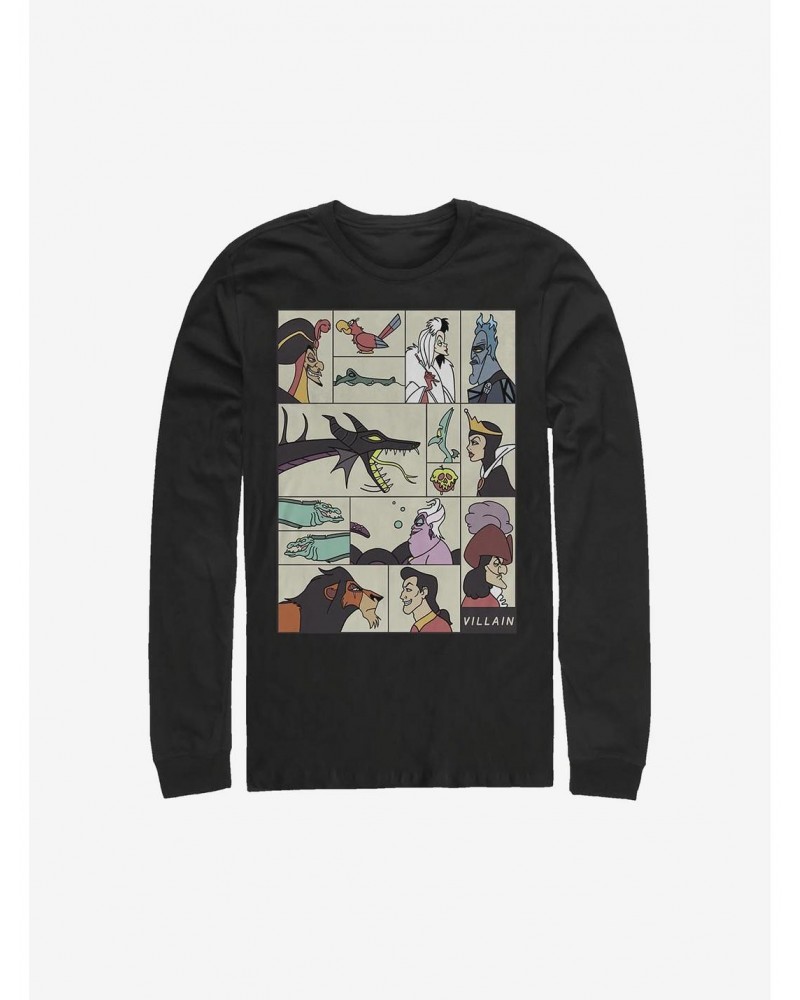 Disney Villains Villainous Long-Sleeve T-Shirt $11.19 T-Shirts