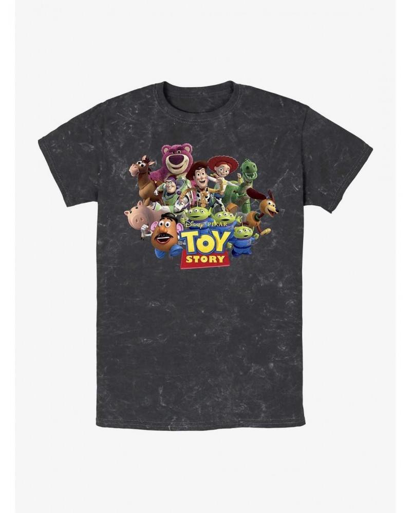 Disney Pixar Toy Story Squad Mineral Wash T-Shirt $8.81 T-Shirts