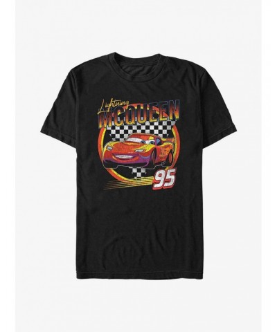 Disney Pixar Cars Lightning Mcqueen Vintage Race T-Shirt $9.08 T-Shirts