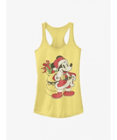 Disney Mickey Mouse Just Santa Mickey Girls Tank $7.72 Tanks