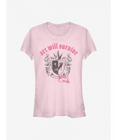 Disney Cruella Art Will Survive Punk Girls T-Shirt $9.71 T-Shirts