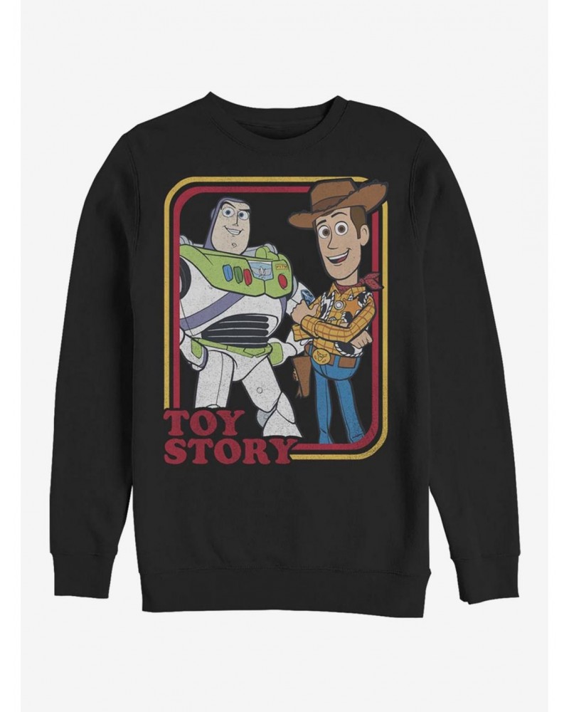 Disney Pixar Toy Story 4 Vintage Duo Crew Sweatshirt $15.50 Sweatshirts