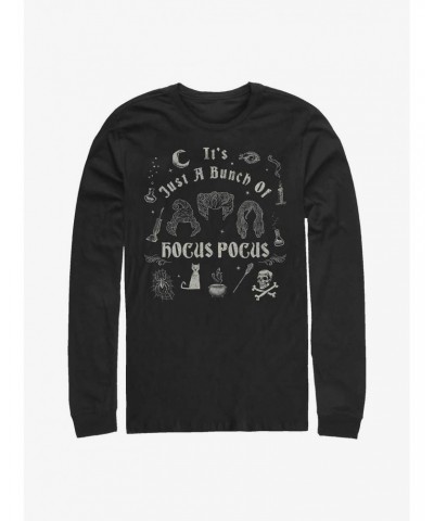 Disney Hocus Pocus Bunch Of Hocus Pocus Long-Sleeve T-Shirt $14.48 T-Shirts