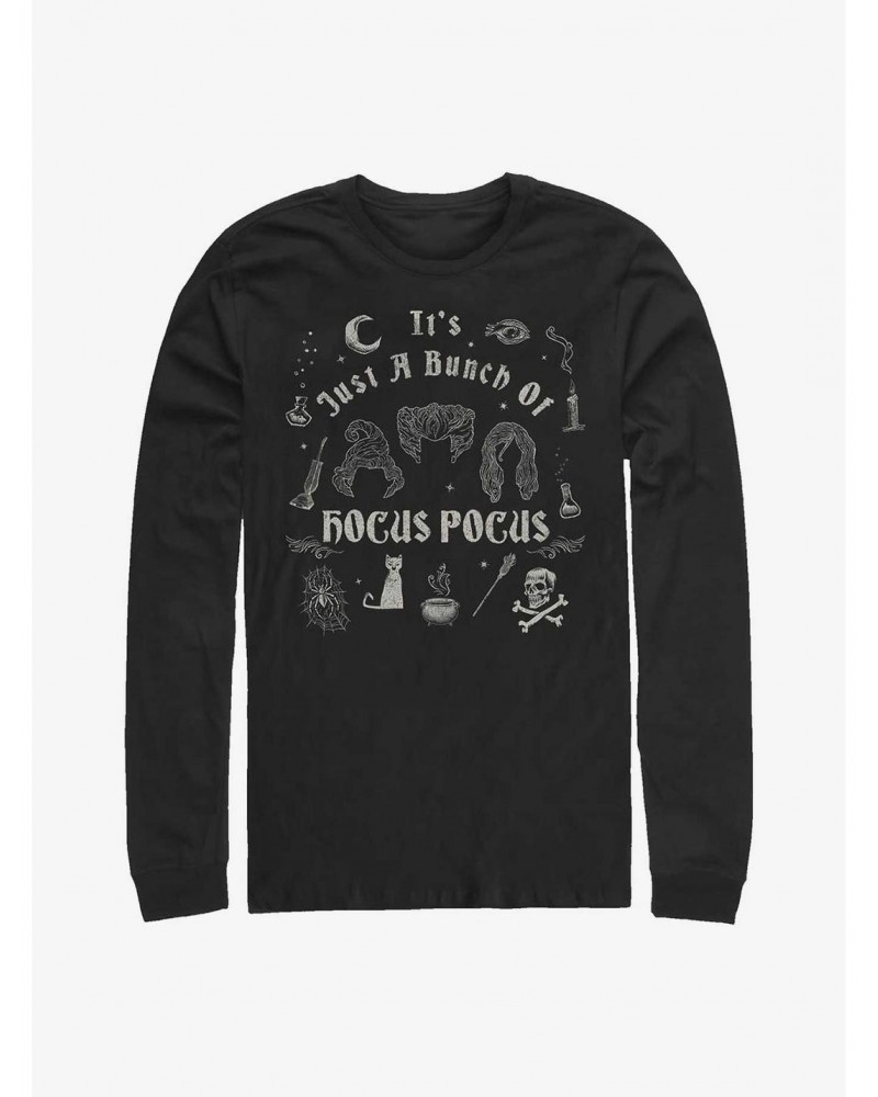 Disney Hocus Pocus Bunch Of Hocus Pocus Long-Sleeve T-Shirt $14.48 T-Shirts