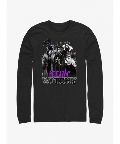 Disney Villains Feelin' Witchy Long-Sleeve T-Shirt $14.15 T-Shirts