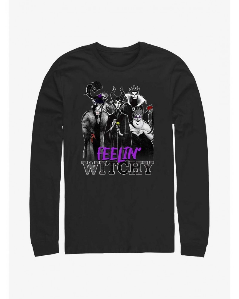 Disney Villains Feelin' Witchy Long-Sleeve T-Shirt $14.15 T-Shirts