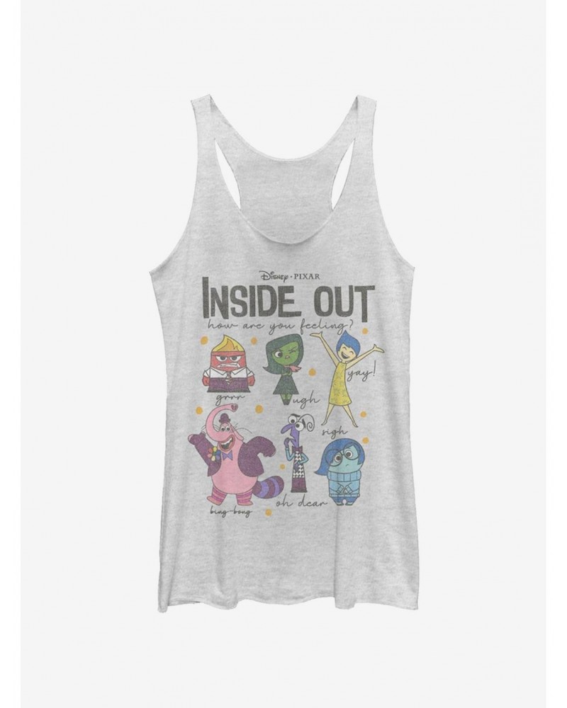 Disney Pixar Inside Out How Are You Feeling Girls Tank $8.55 Tanks