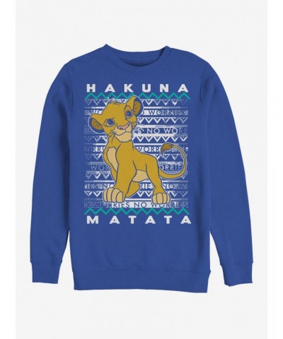 Disney The Lion King Hakuna Simba Crew Sweatshirt $12.92 Sweatshirts