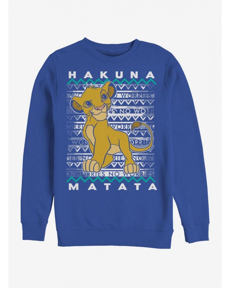 Disney The Lion King Hakuna Simba Crew Sweatshirt $12.92 Sweatshirts