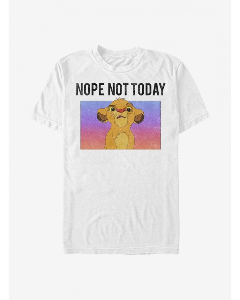 Disney The Lion King Not Today T-Shirt $9.32 T-Shirts