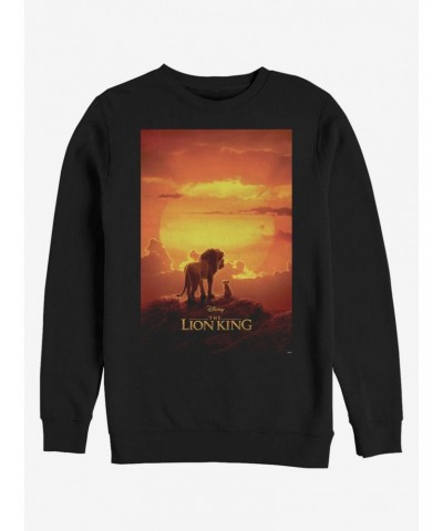 Disney The Lion King 2019 Pride Rock Poster Sweatshirt $12.92 Sweatshirts