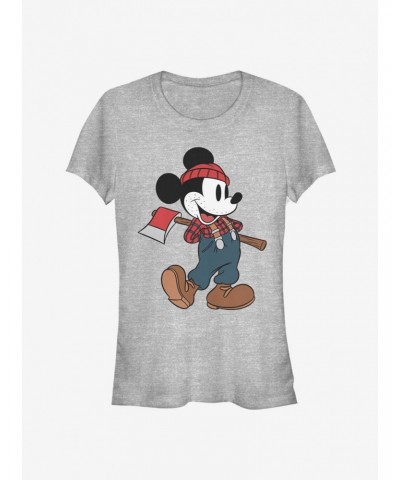 Disney Mickey Mouse Lumberjack Classic Girls T-Shirt $11.21 T-Shirts