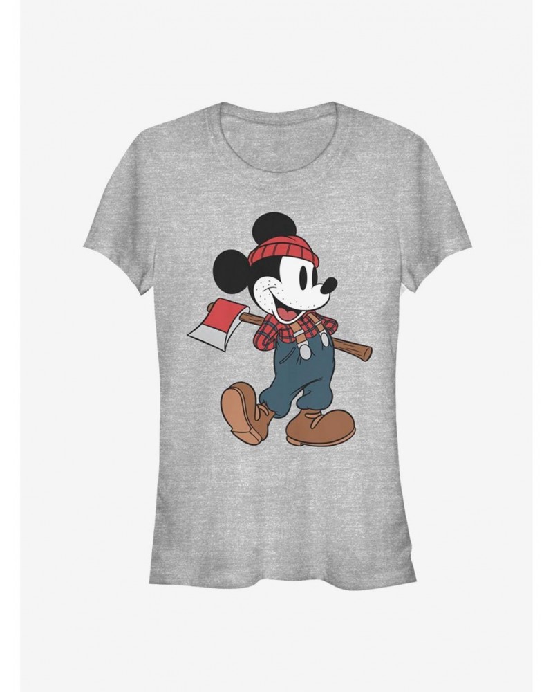 Disney Mickey Mouse Lumberjack Classic Girls T-Shirt $11.21 T-Shirts