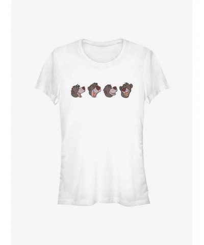 Disney The Jungle Book Baloo Faces Girls T-Shirt $9.96 T-Shirts