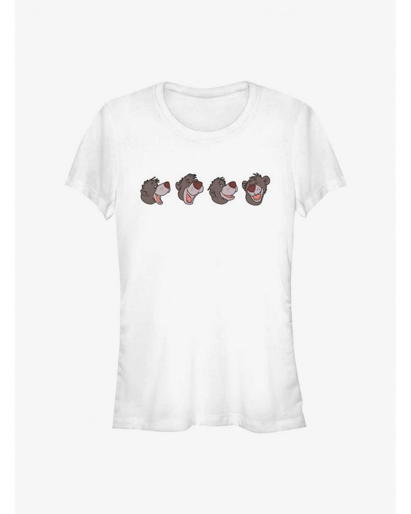 Disney The Jungle Book Baloo Faces Girls T-Shirt $9.96 T-Shirts